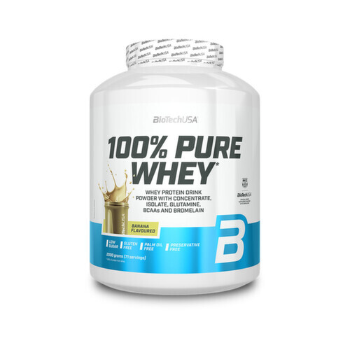 BioTech 100% Pure Whey Banán 2000 g