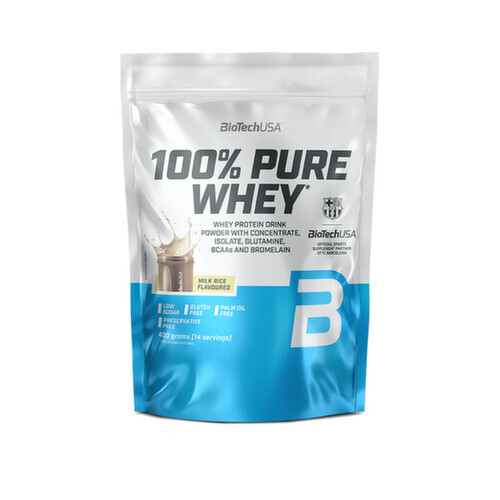 BioTech 100% Pure Whey mléčná rýže 400 g