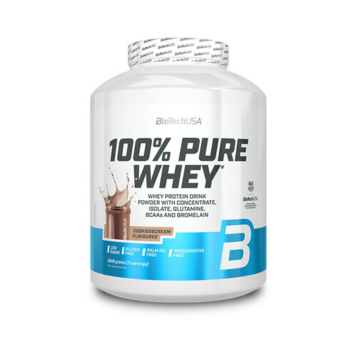 BioTech 100% Pure Whey Cookies cream 2000 g