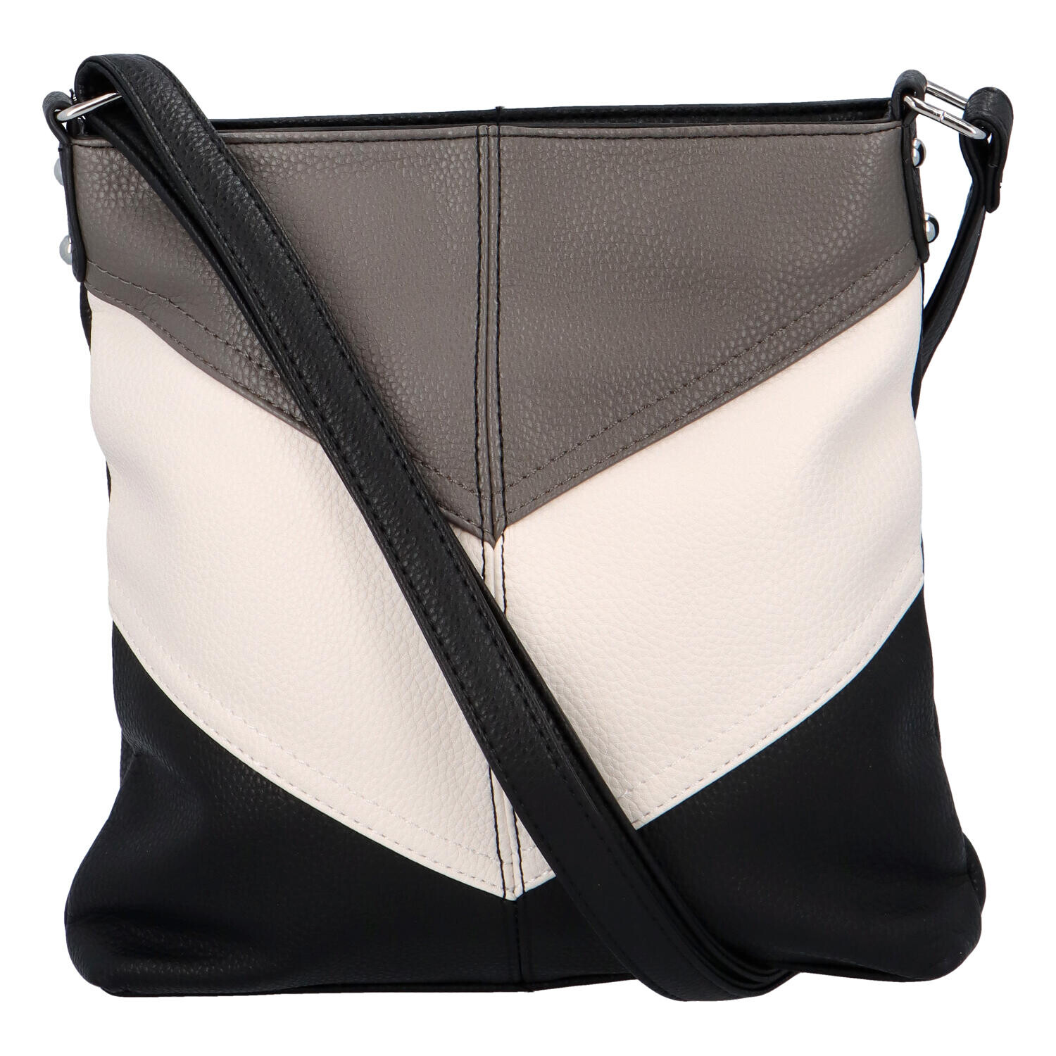 Trendy crossbody TriKolor, černá
