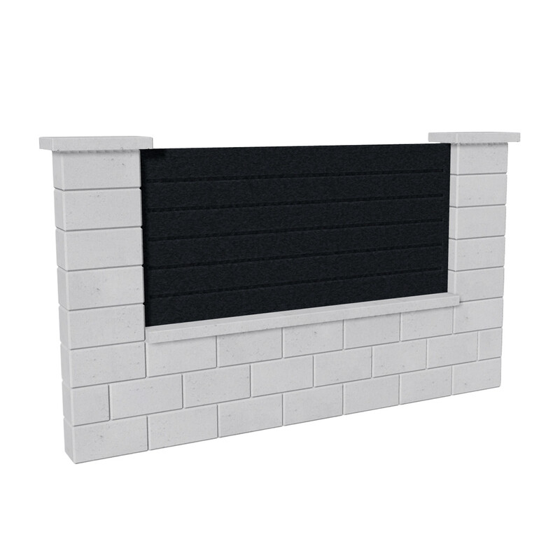 Výplň plotová DEKMETAL CANTO 2G43A anthracite grey
