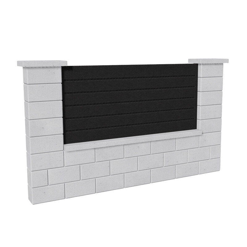 Výplň plotová DEKMETAL CANTO 2N09A jet black