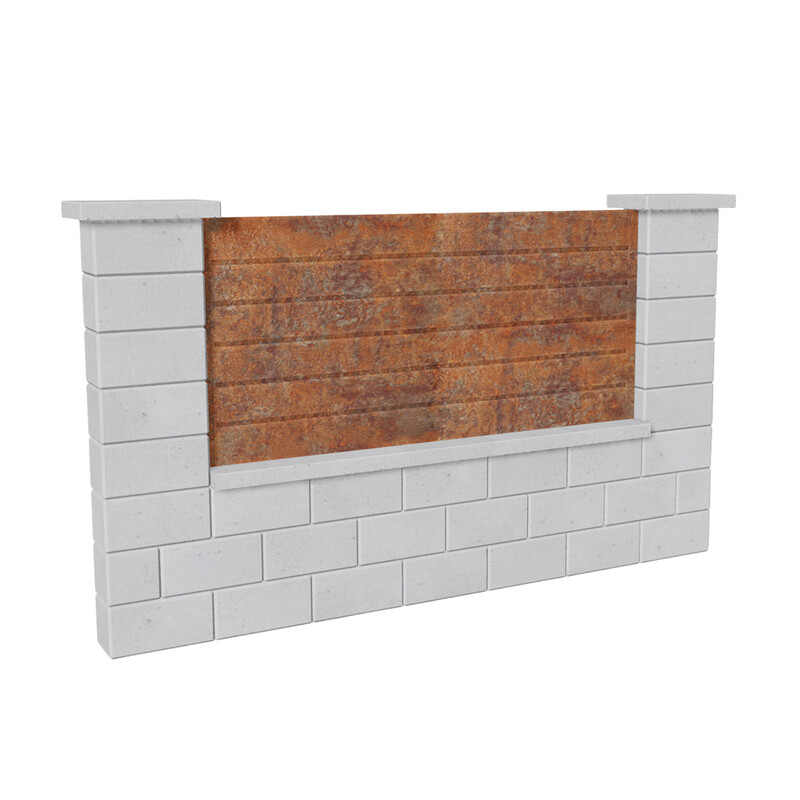 Výplň plotová DEKMETAL CANTO MIC04 corten light
