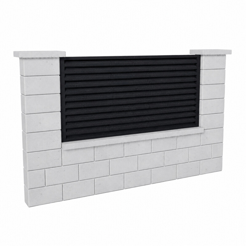 Výplň plotová DEKMETAL RAZZO 2G43A anthracite grey