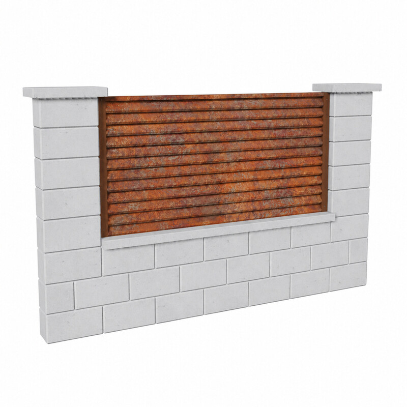 Výplň plotová DEKMETAL RAZZO MIC04 corten light