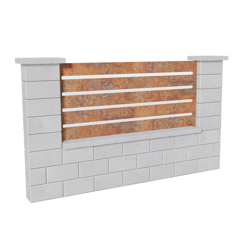 Výplň plotová DEKMETAL TAVOLA MIC04 corten light