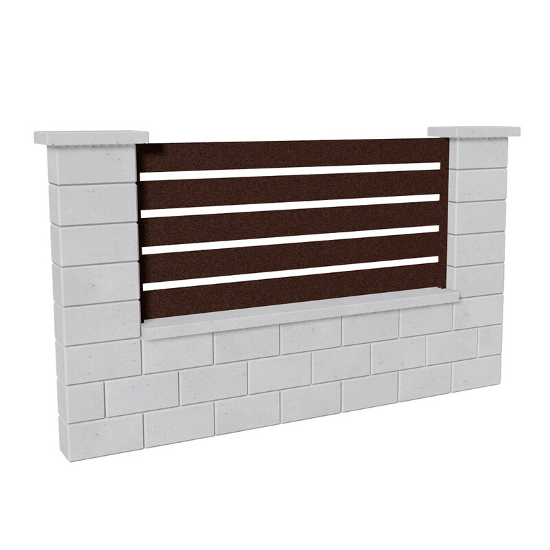Výplň plotová DEKMETAL TAVOLA MIC82 corten dark