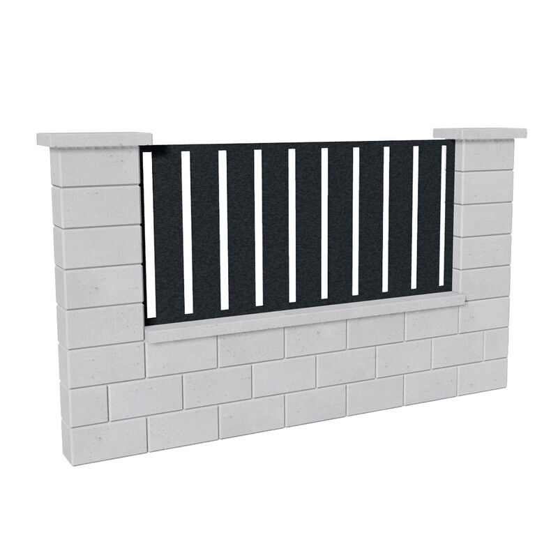 Výplň plotová DEKMETAL STECCA 2G43A anthracite grey