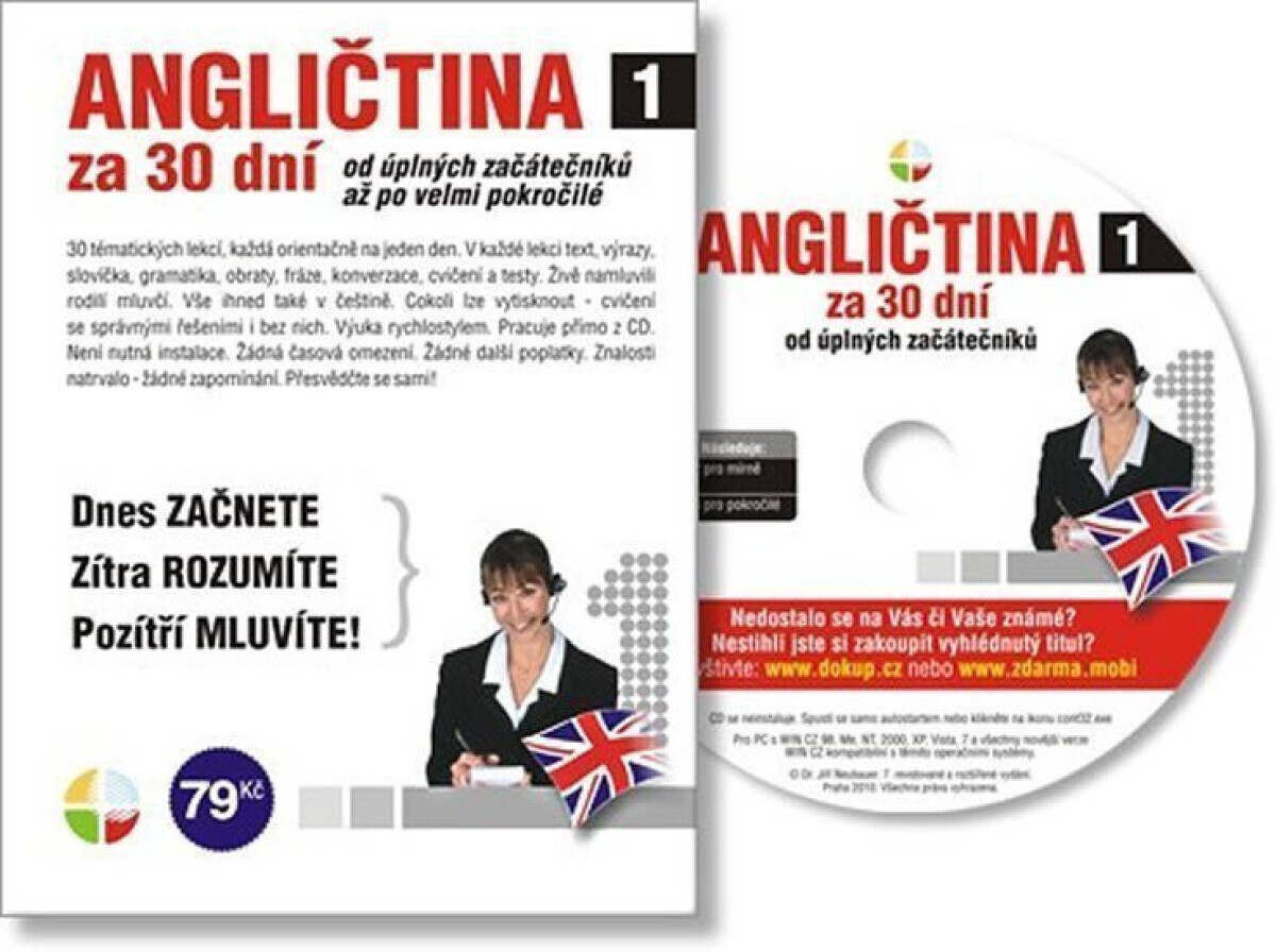 Angličtina za 30 dní 1 - CD (poškozená)