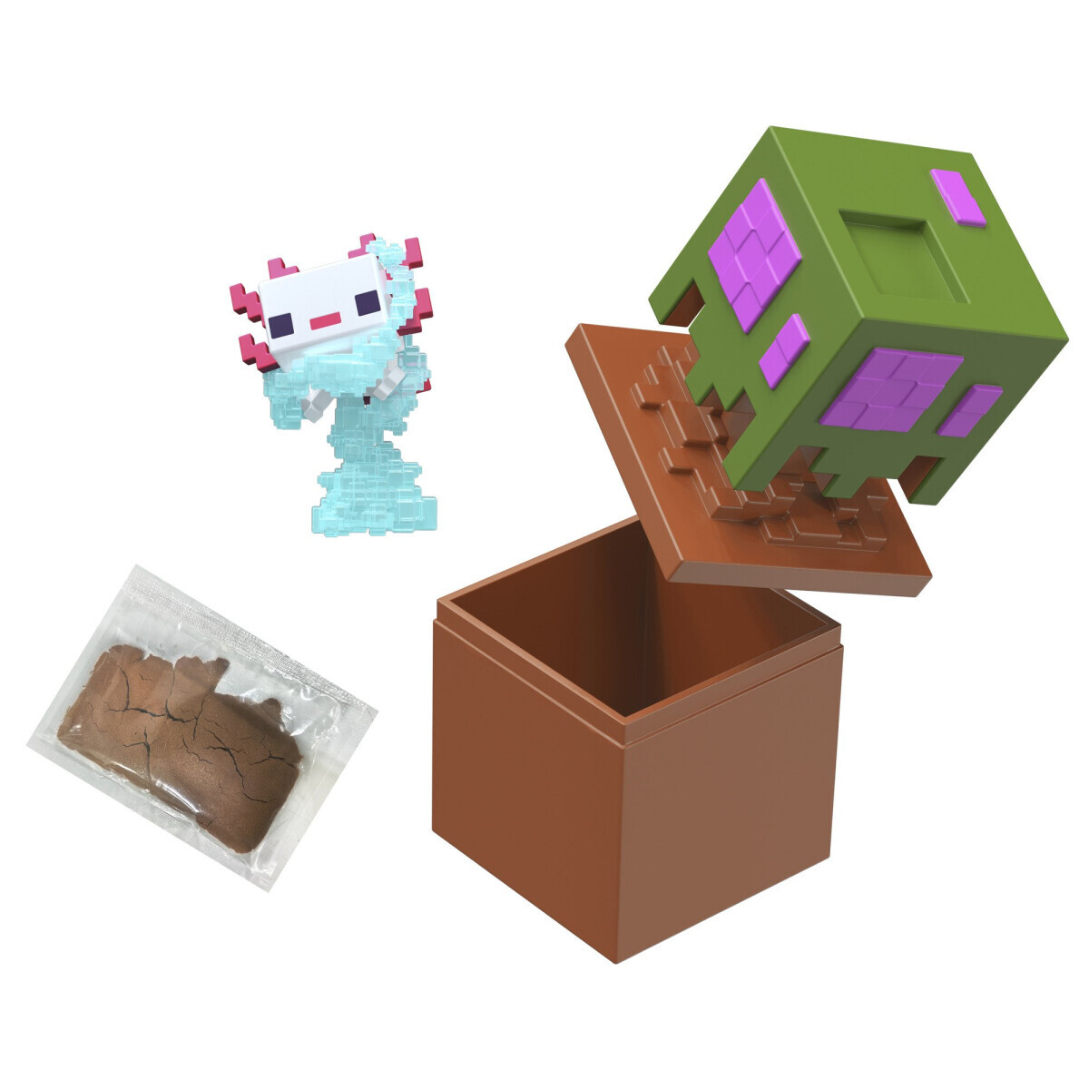 Minecraft Mini figurka těžba - Axolotl