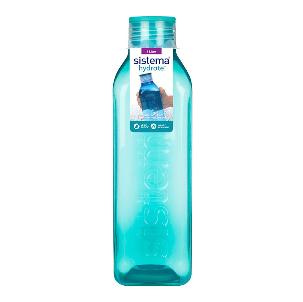 SISTEMA Hydrate láhev square šroubovací zelená 1000 ml