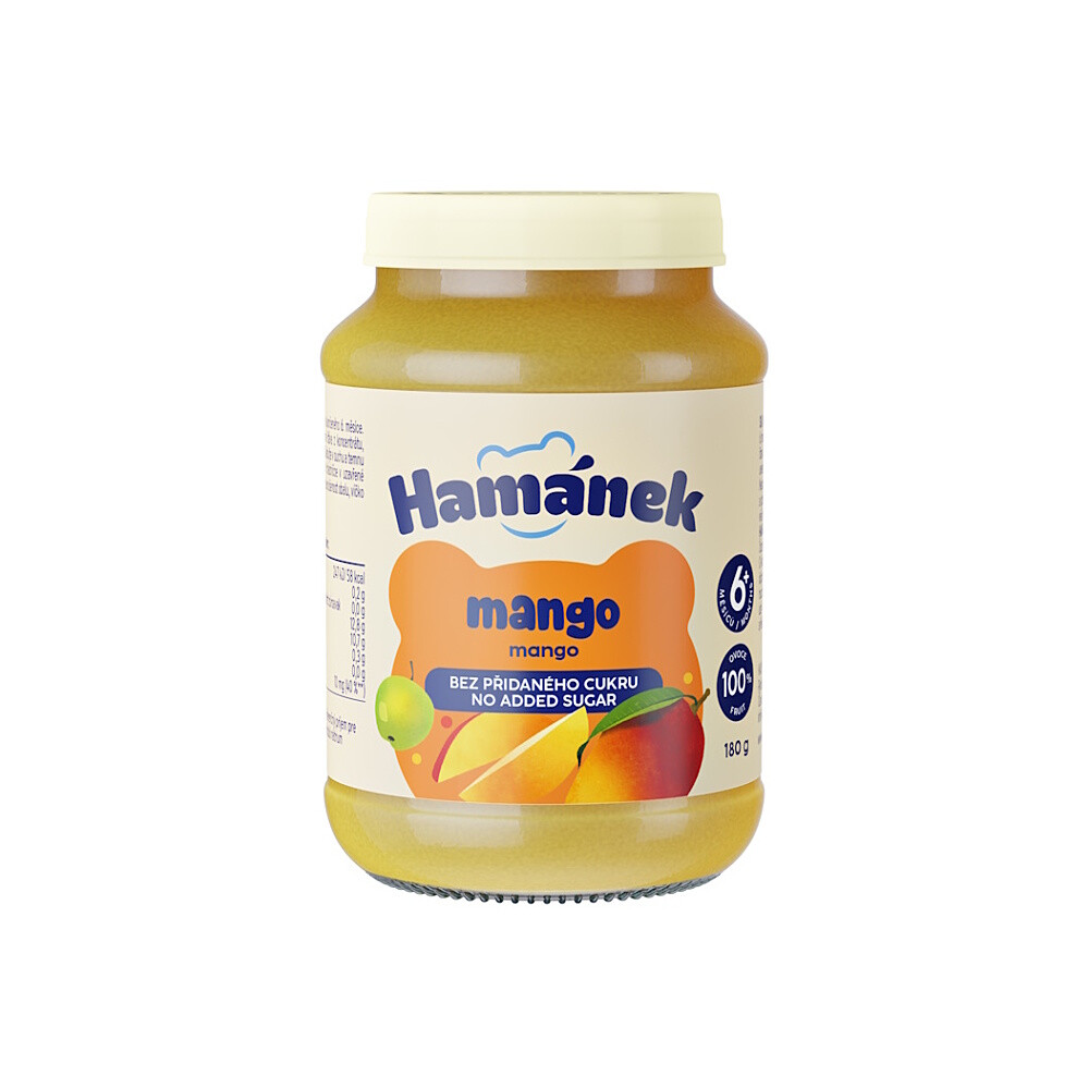 HAMÁNEK Mango 100% ovoce 6m+ 180 g