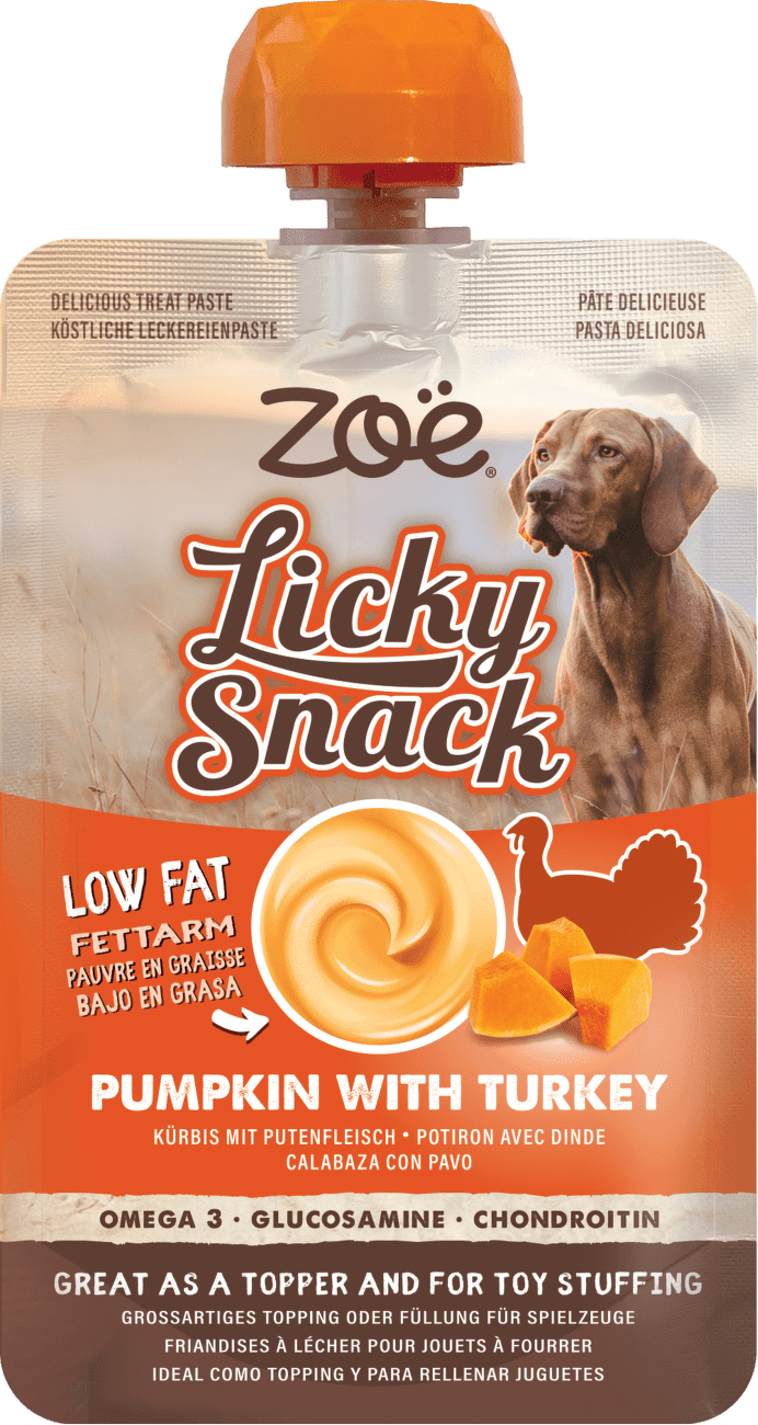 Pochoutka Zoë Licky Snack dýně s krůtím masem 85 g