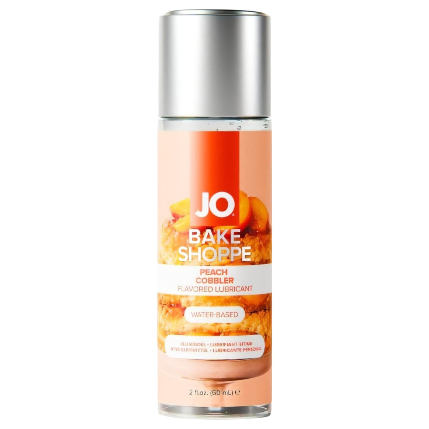 System JO Bake Shoppe - aromatický lubrikační gel, broskvový koláč (60 ml)