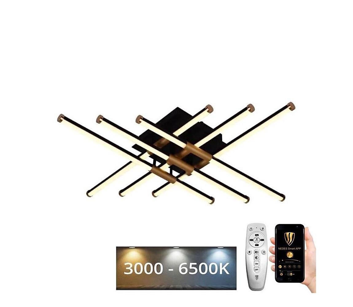 LED Stmívatelný přisazený lustr LED/70W/230V 3000-6500K + dálkové ovládání J3335/B