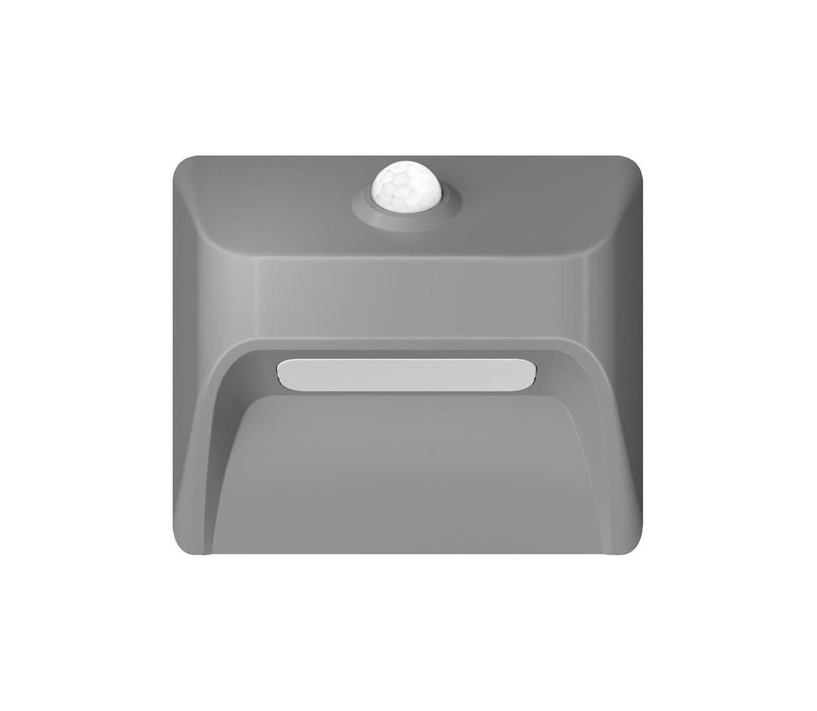 08309L - LED Nab schod sv se senz STEP LIGHT 0,3W/3,7V 2200 mAh IP53 šedá 08309L