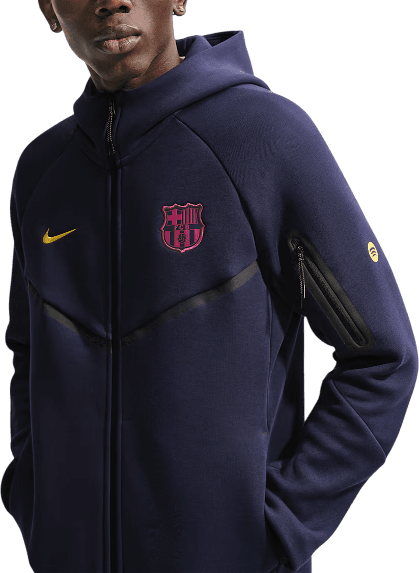 Mikina s kapucí Nike FC Barcelona Tech Fleece Windrunner