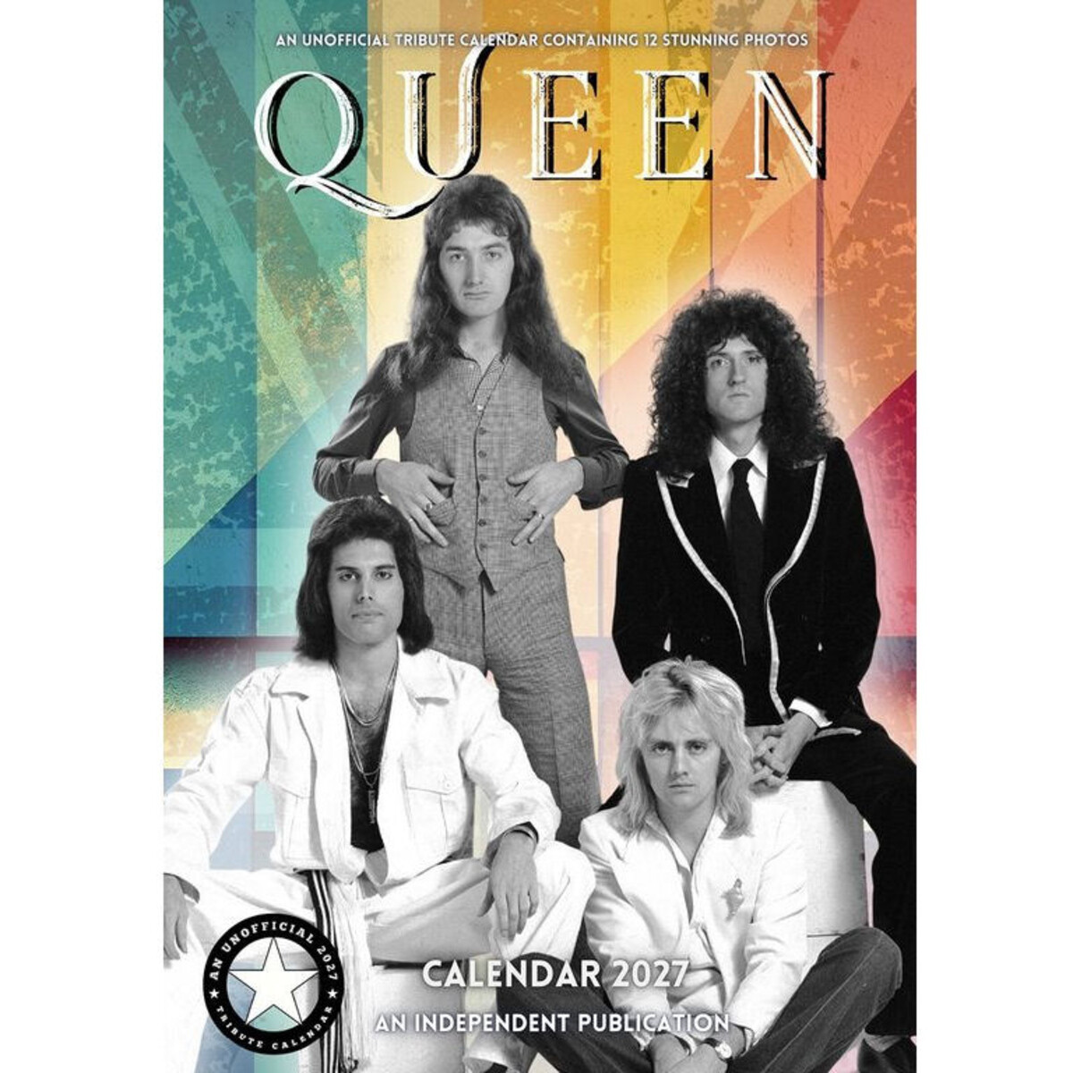 kalendář na rok 2027 QUEEN