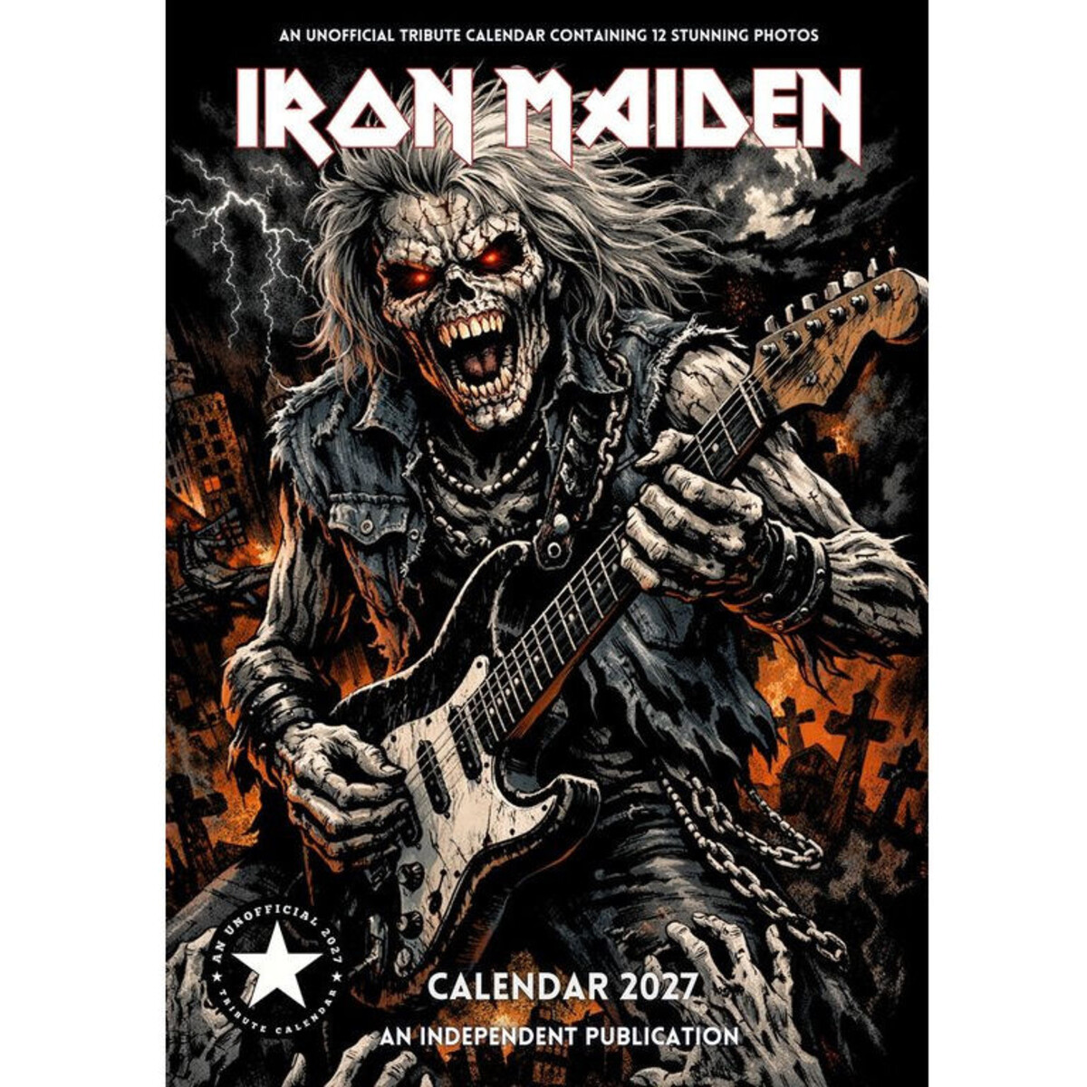 kalendář na rok 2027 IRON MAIDEN