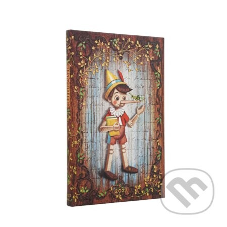 Paperblanks - 12-mesačný týždenný diár Carlo Collodi, Pinocchio 2027