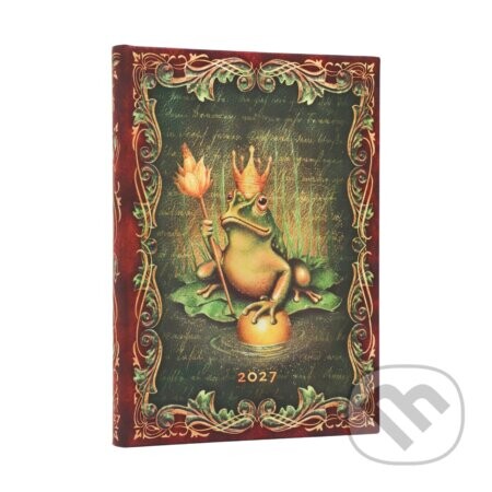 Paperblanks - 12-mesačný týždenný diár The Brothers Grimm, Frog Prince 2027