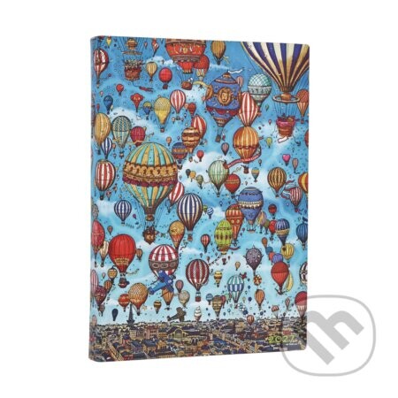 Paperblanks - 12-mesačný ždenný diár Balloon Festival 2027