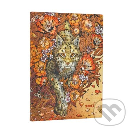 Paperblanks - 12-mesačný týždenný diár Lynx Rising 2027