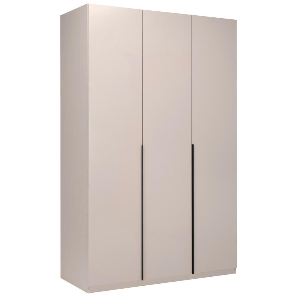 P & B ŠATNÍ SKŘÍŇ S OTOČNÝMI DVEŘMI, kašmírová, 134/211/55 cm