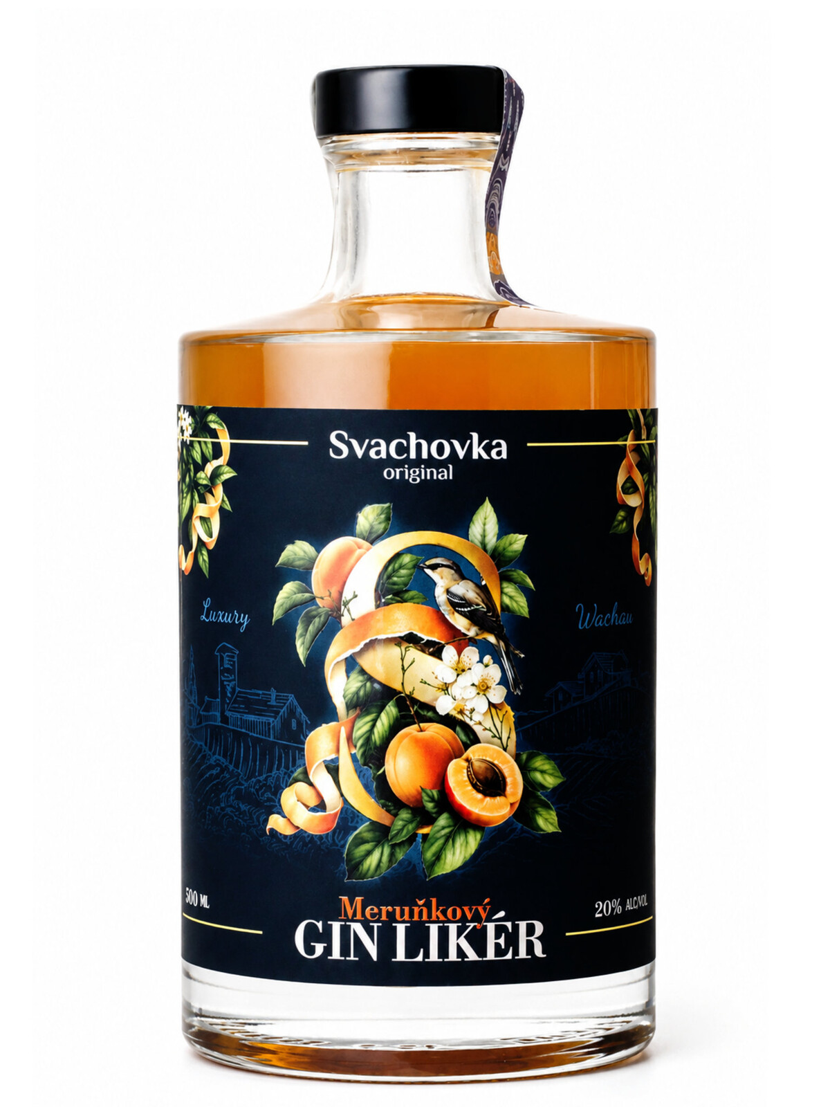 Destilérka Svach (Svachovka) Svachovka Meruňkový gin likér 20% 0,5l