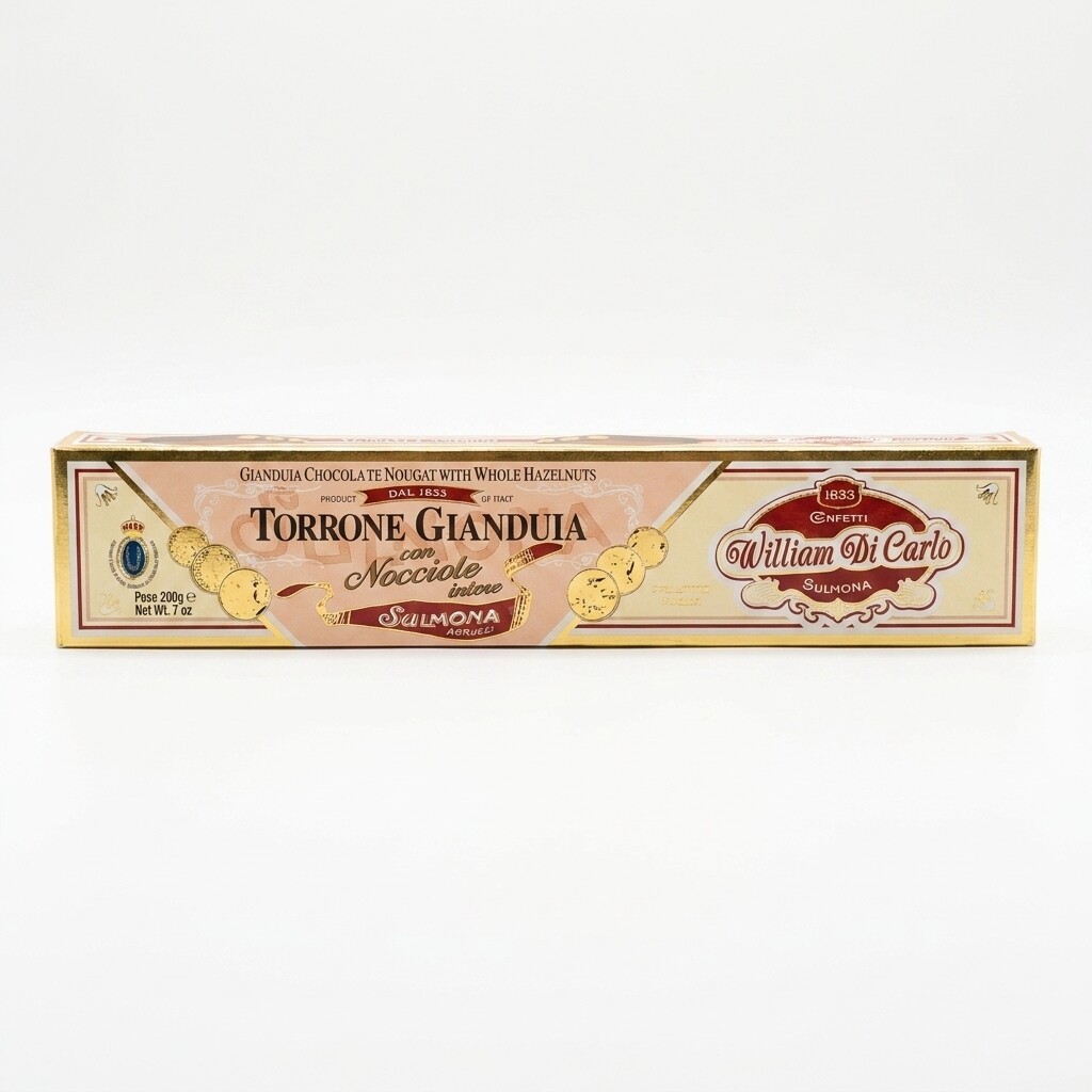 William Di Carlo Lískové oříšky v čokoládě gianduia