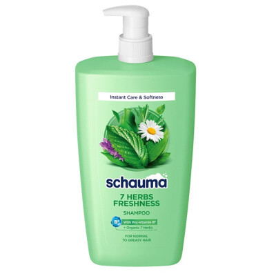 Schauma 7 bylin šampon na vlasy s pumpičkou 1000 ml
