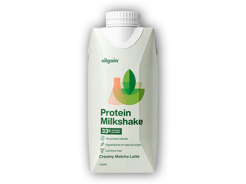 Vilgain Vilgain Protein Milkshake 330ml Varianta: creamy matcha latte