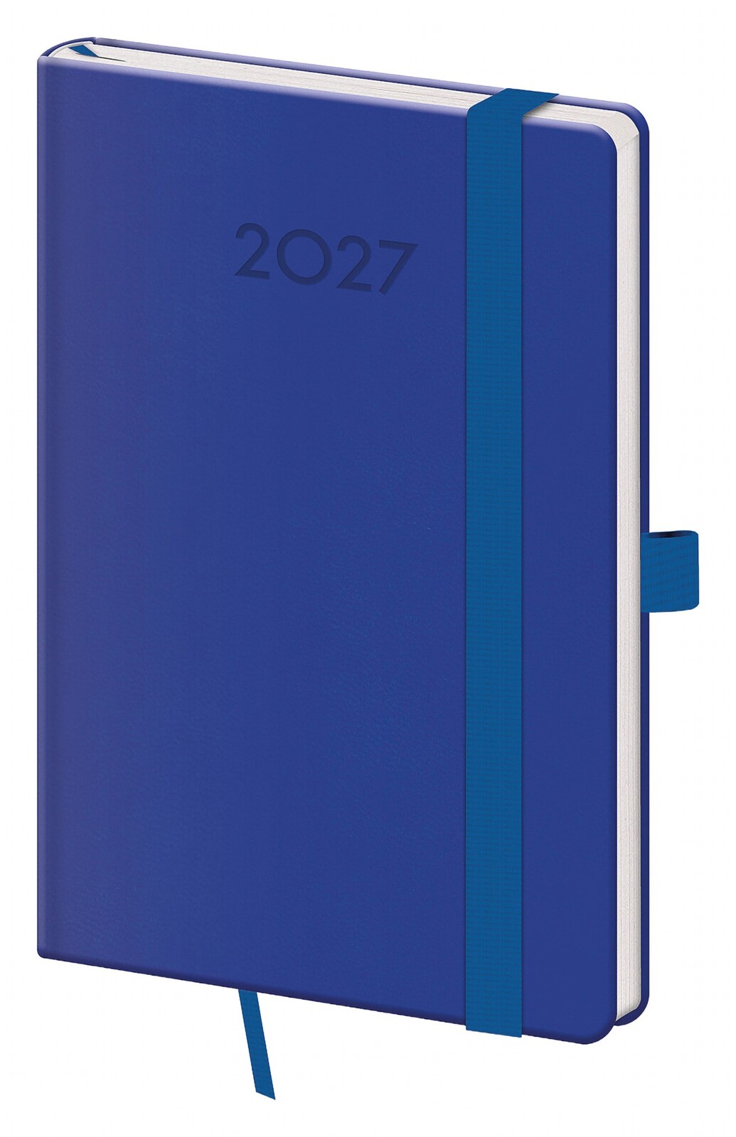 Týdenní kapesní diář 2027 Print Plus - modrý