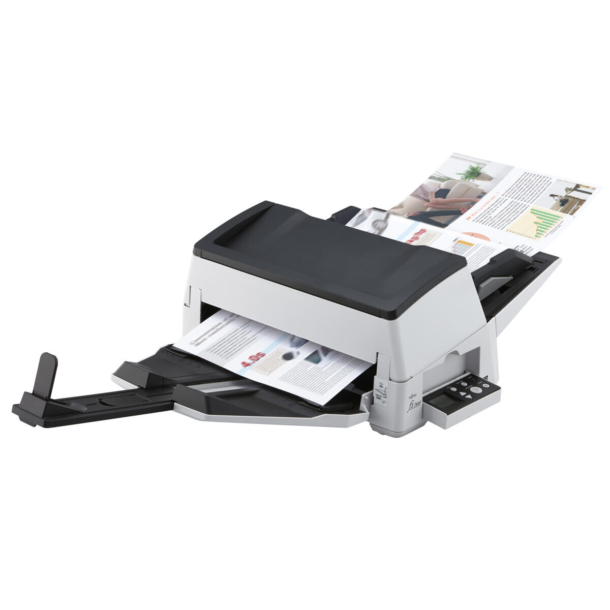 Ricoh fi-7600 S automatickým + ručním podáváním 600 x 600 DPI A3 Černá, Bílá PA03740-B501