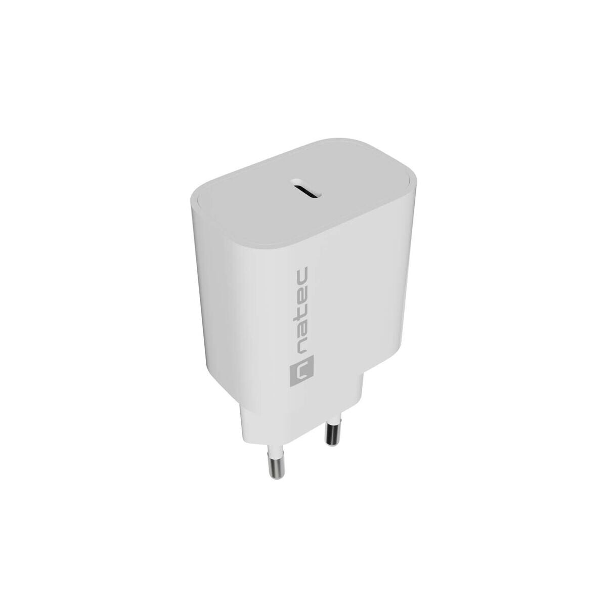 Universální nabíječka Natec RIBERA 20W, 1X USB-C, bílá NUC-2394