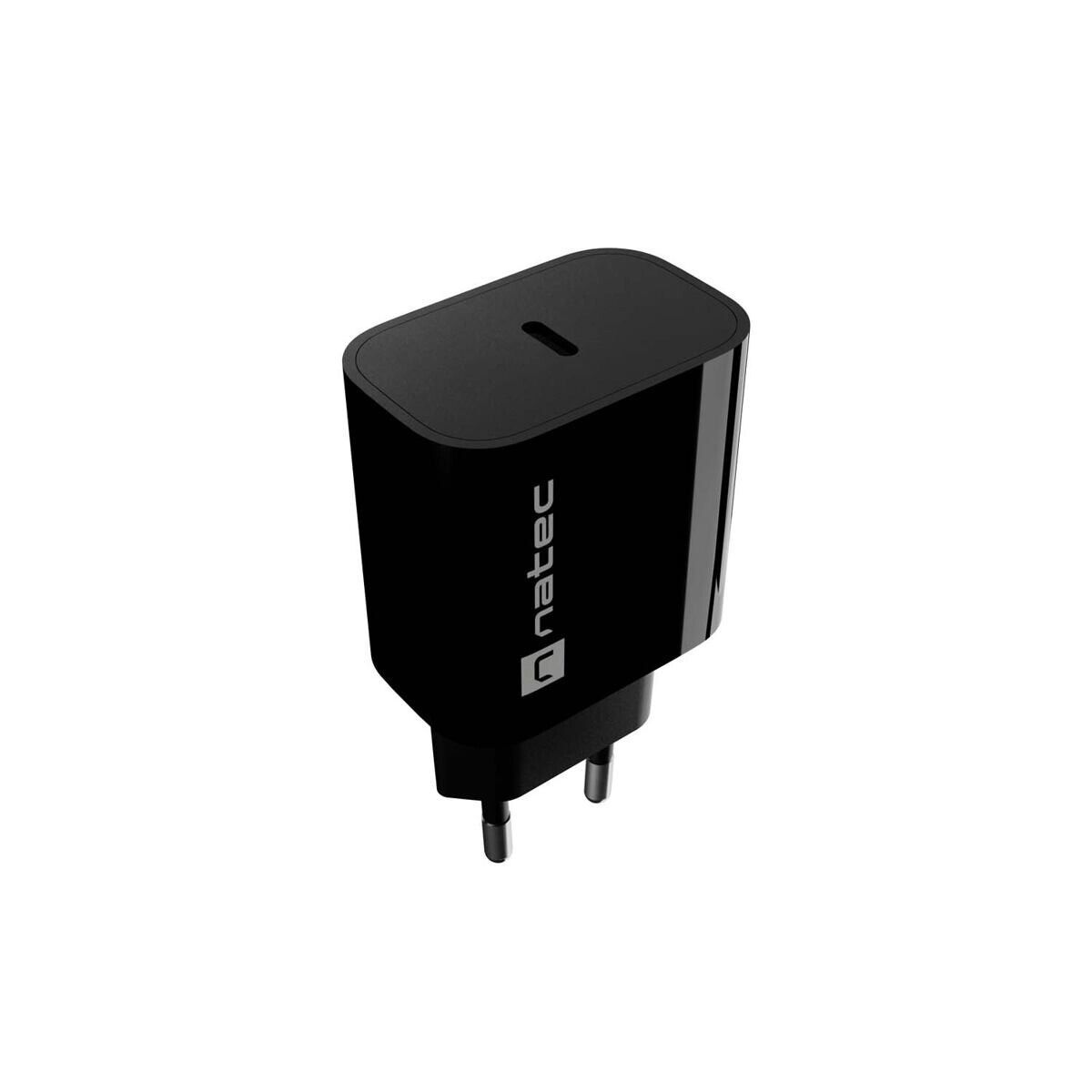 Universální nabíječka Natec RIBERA 20W, 1X USB-C, černá NUC-2395