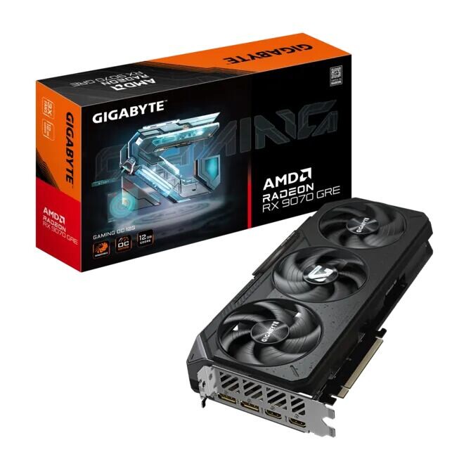GIGABYTE Radeon RX 9070 GRE/Gaming/OC/12GB/GDDR6 GV-R907GREGAMING OC-12GD