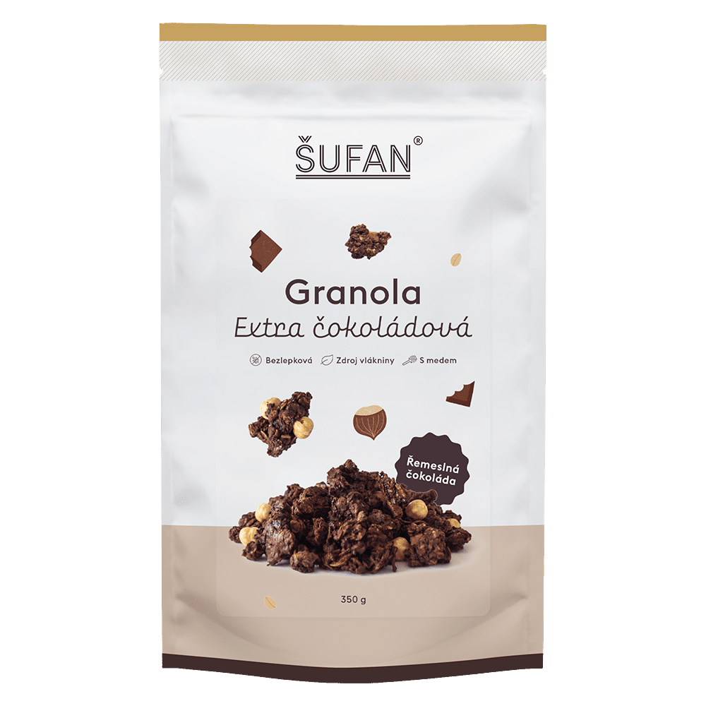 ŠUFAN Granola Extra čokoládová 350 g
