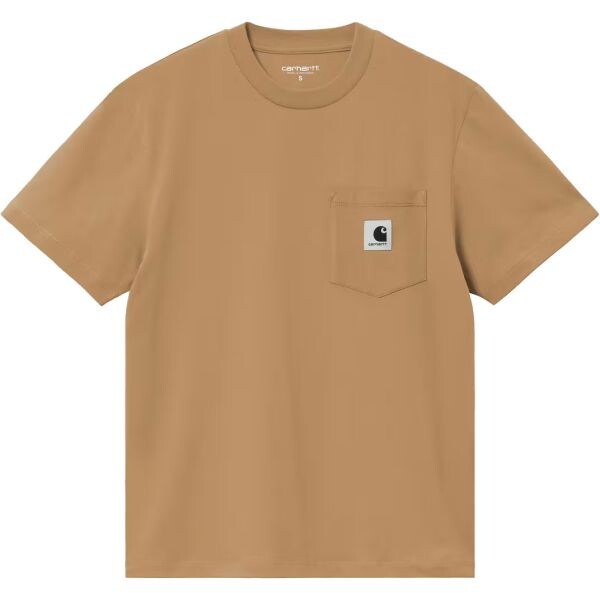 Triko Carhartt Wip Pocket S/S Wms - Béžová - L