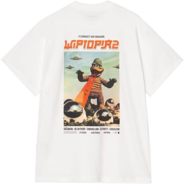 Triko Carhartt Wip Wiptopia Ii S/S - Bílá - L