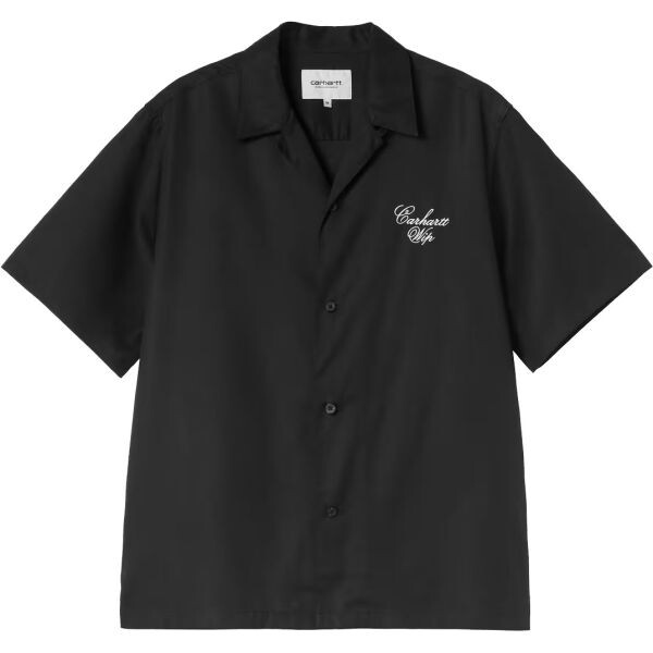 Košile Carhartt Wip Travon S/S - Černá - L