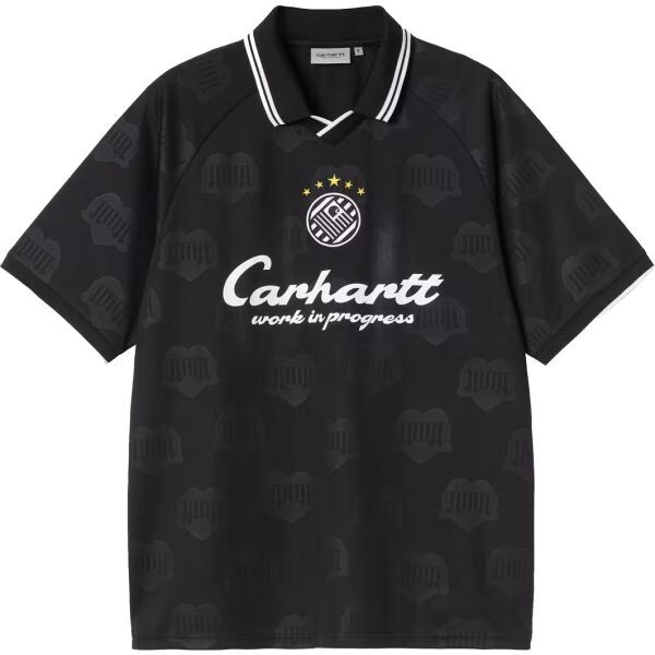 Triko Carhartt Wip Terrace Football S/S - Černá - Xl