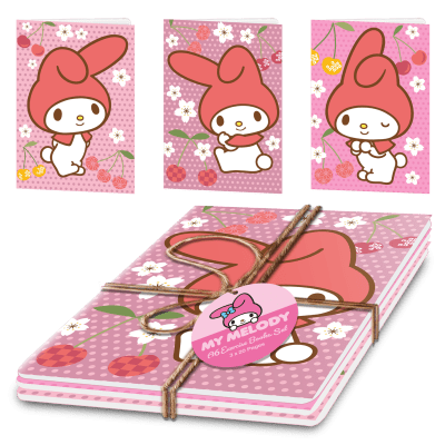 My Melody set sešitů A5, 3 ks