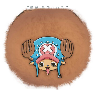 One Piece plyšový kulatý blok (Chopper) DPL10