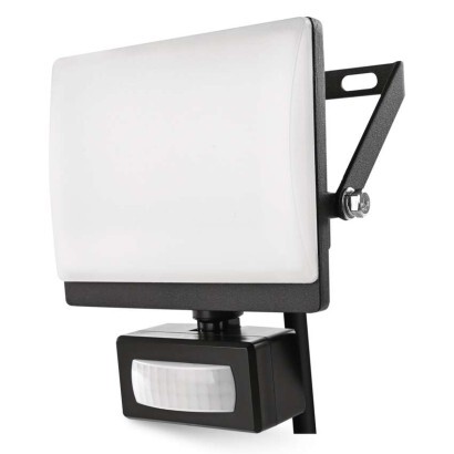 LED reflektor TAMBO EVO  se senzorem pohybu, 20 W, 2000 lm, IP65, černý