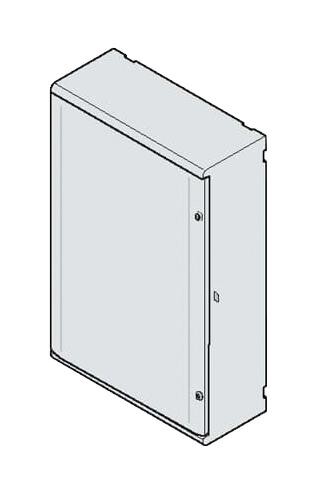 Abb 1Sl0202A00 Enclosure, Wall Mnt, Thermoplastic, Grey
