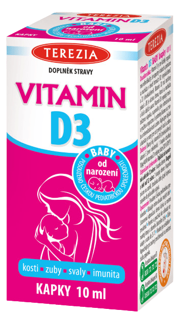 TEREZIA PB VITAMIN D3 BABY od 1.měsíce 400 IU 10ml