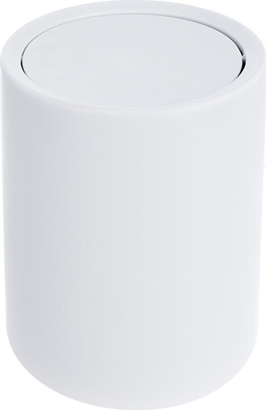Bílý plastový odpadkový koš 6 l – Orion