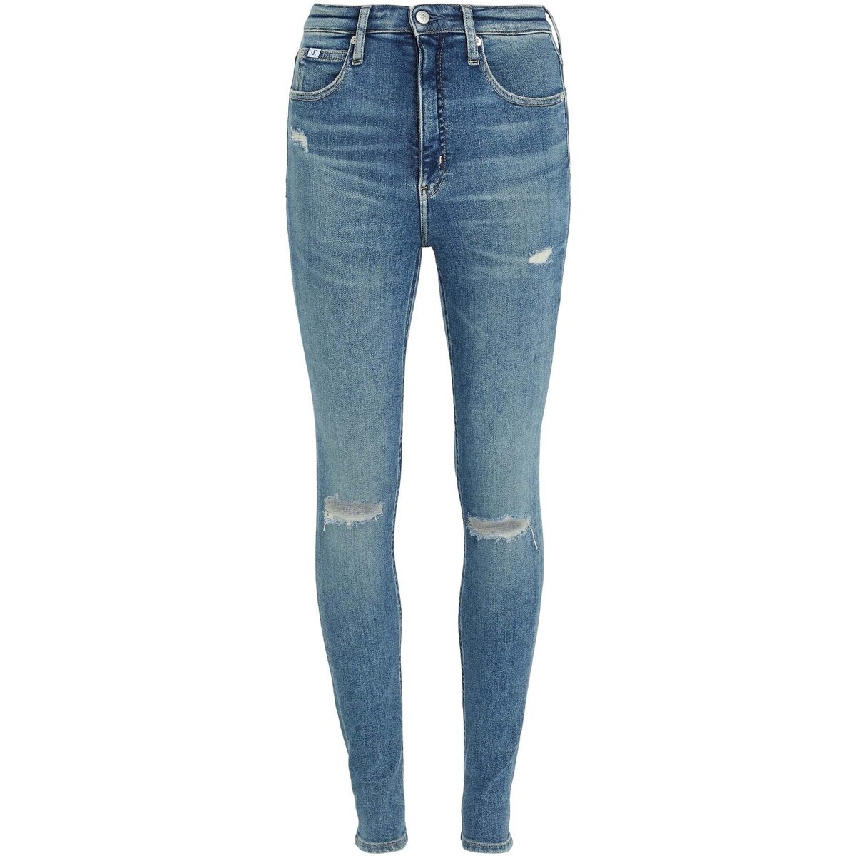 Calvin Klein Jeans  High Rise Skinny  Modrá