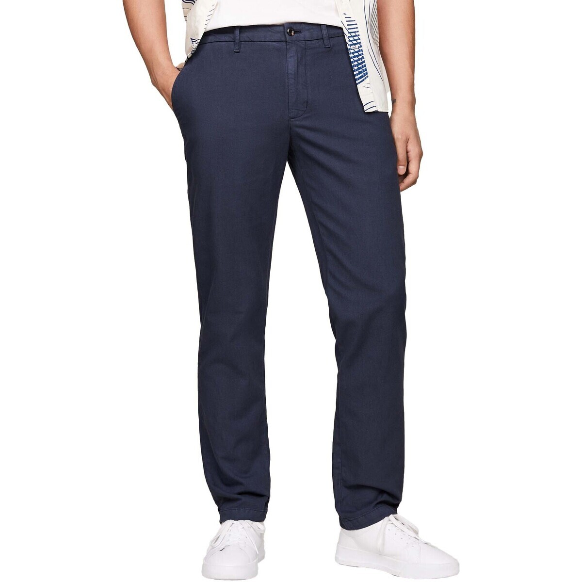 Tommy Hilfiger  Chino Denton Chinoli  Modrá